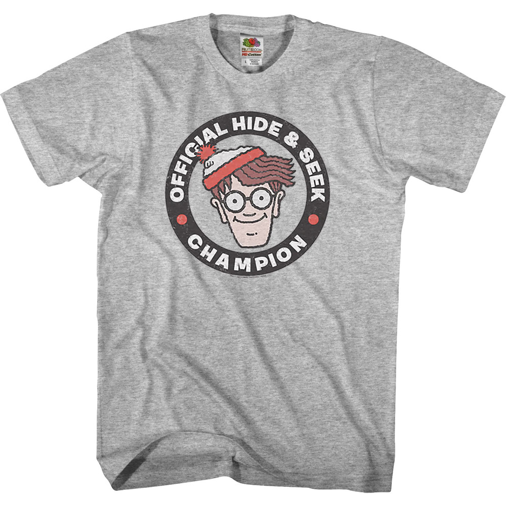 Hide And Seek Champion Wheres Waldo Tshirt
